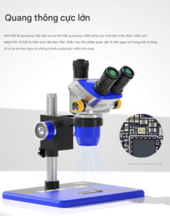 Kính hiển vi Mechanic Super X Pro 3 mắt, phóng đại 52X