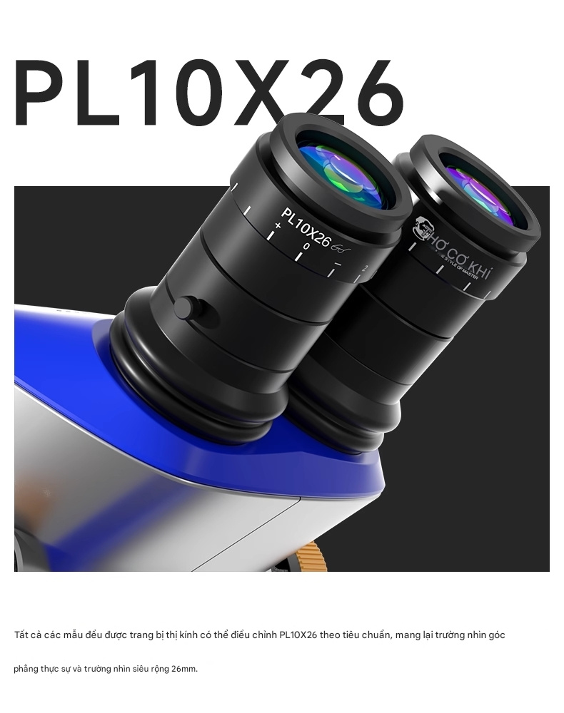 kinh hien vi mechanic super x pro - 1 Kính hiển vi Mechanic Super X Pro-TSD 3 mắt, phóng đại 52X