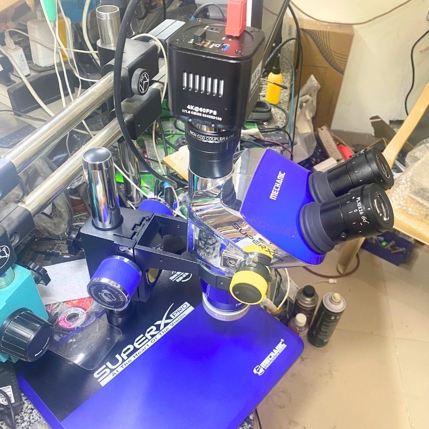 kinh hien vi mechanic super x pro-b11 - 1 Kính hiển vi Mechanic Super X Pro-B11 3 mắt, phóng đại 52X