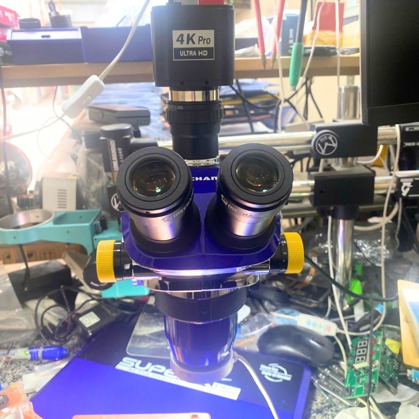 kinh hien vi mechanic super x pro-b11 - 1 Kính hiển vi Mechanic Super X Pro-B11 3 mắt, phóng đại 52X