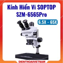 Kính hiển vi SOPTOP SZM-6565Pro 3 mắt, phóng đại 65X