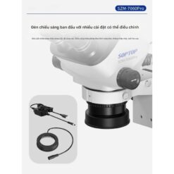 Kính hiển vi SOPTOP SZM-7060Pro 3 mắt, phóng đại 60X