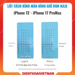 Lót tách kính màn hình giữ ron iPhone NJLD iPhone 12 – iPhone 17ProMax