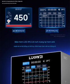 Máy hàn LOUWEI SS-01 200W - hỗ trợ tay hàn C210