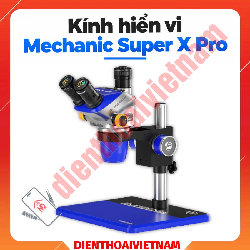 Kính hiển vi Mechanic Super X Pro-B11 3 mắt, phóng đại 52X