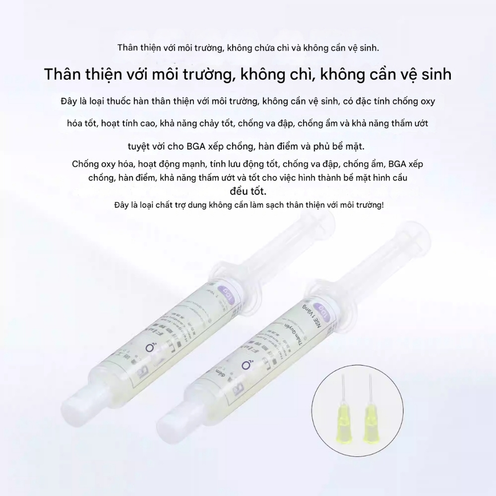 mo han luban lb h10 - 5 Mỡ hàn Luban LB H10 không chứa halogen, không chứa chì