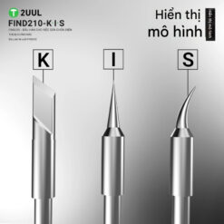 Mũi Hàn C210 2UUL FIND210 K I S Cong Thẳng Dao