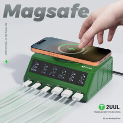 Sạc 6 cổng 2UUL PC11 đa năng, hỗ trợ sạc không dây