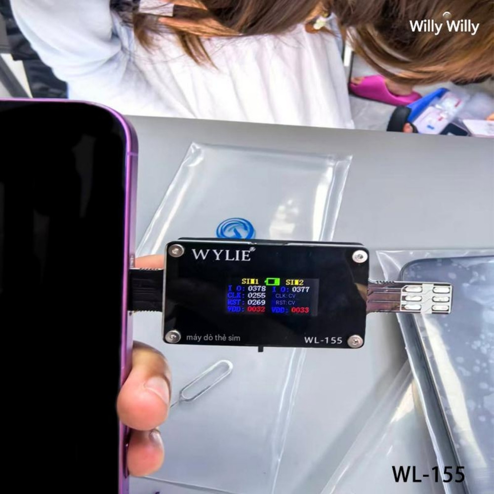 test sim wylie wl-155 - 9 Máy test sim Wylie WL-155 đa năng iPhone, Android