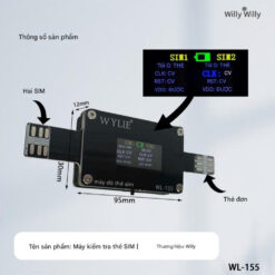 Máy test sim Wylie WL-155 đa năng iPhone, Android
