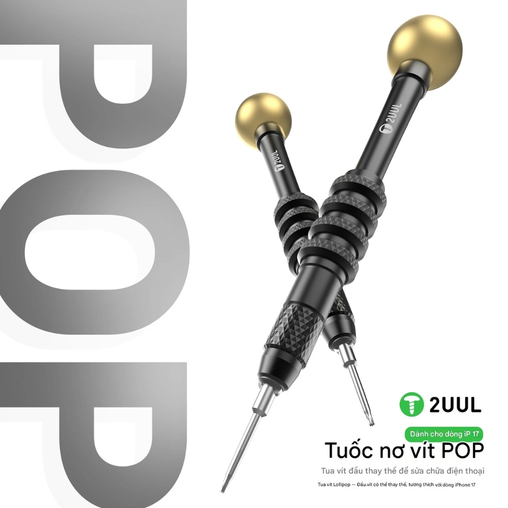 to vit 2uul sd87 pop - 2 Tô vít 2UUL SD87 POP chuyên dòng iPhone 17 Series