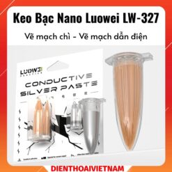 Keo bạc nano Luowei LW-327 vẽ mạch chì, vẽ mạch dẫn điện