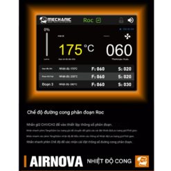 Máy khò Mechanic Airnova công suất 1200W, tặng kèm 6 đầu khò