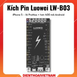 Kích pin Luowei LW-B03 iPhone 5 – 16 ProMax và hơn 400 mã Android