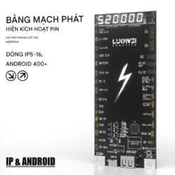 Kích pin Luowei LW-B03 iPhone 5 – 16 ProMax và hơn 400 mã Android