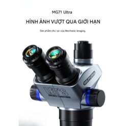 Kính hiển vi Mechanic Mastergo MG 71 Ultra 3 mắt, phóng đại 45X