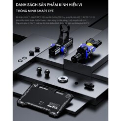 Kính hiển vi Mechanic Robot Smart Eye 3 mắt, phóng đại 45X