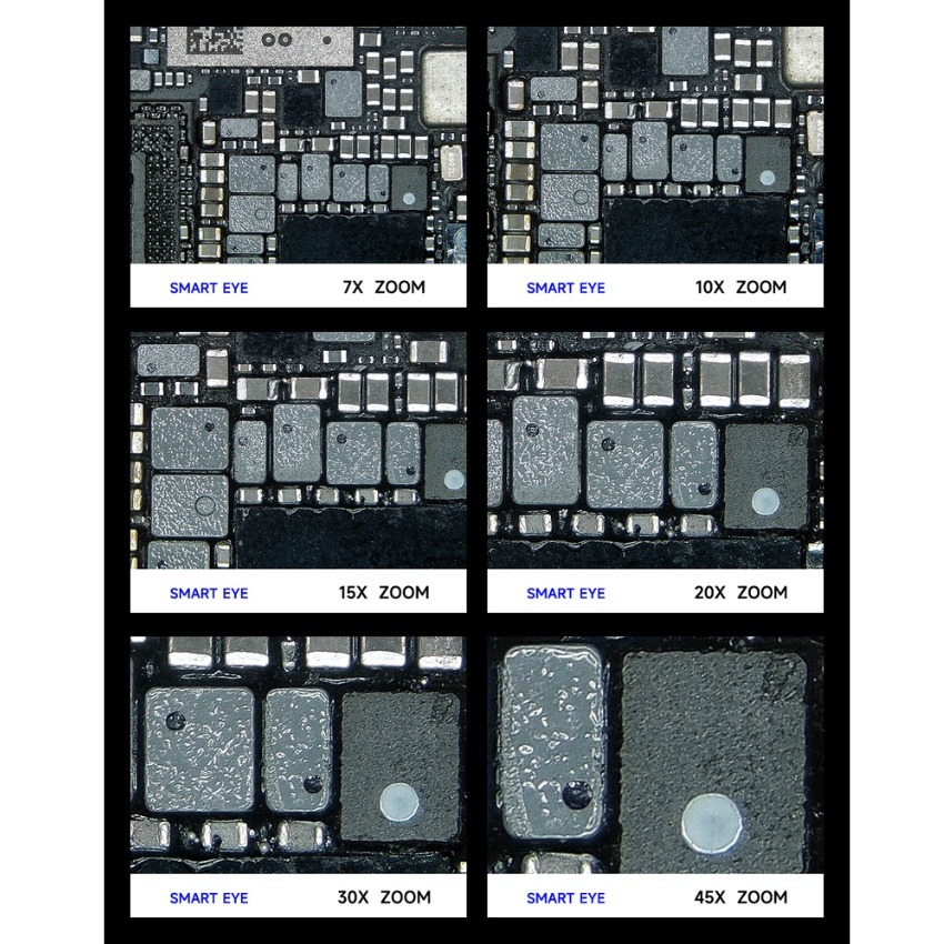 kinh hien vi mechanic robot smart eye (12) Kính hiển vi Mechanic Robot Smart Eye 3 mắt, phóng đại 45X