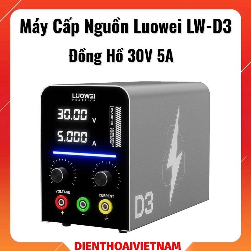 Máy cấp nguồn Luowei LW-D3 đồng hồ 30V 5A