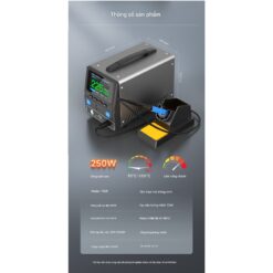 Máy hàn AiXun T425 hỗ trợ tay hàn T245