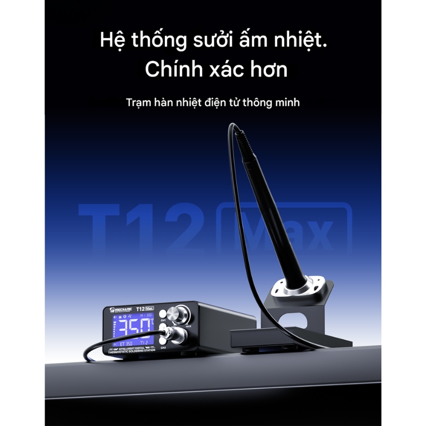 Máy hàn Mechanic T12 Max dùng mũi hàn T12