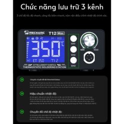 Máy hàn Mechanic T12 Max dùng mũi hàn T12