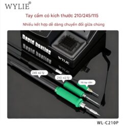 Máy hàn Wylie WL-C210P hỗ trợ tay C210/C115/C245