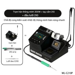 Máy hàn Wylie WL-C210P hỗ trợ tay C210/C115/C245
