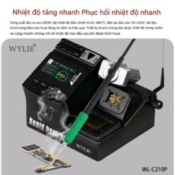 Máy hàn Wylie WL-C210P hỗ trợ tay C210/C115/C245