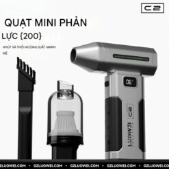 Máy hút thổi bụi Luowei C2 mini cầm tay đa năng