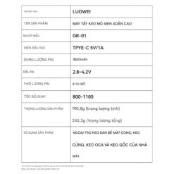 Máy quấn keo liền trục Luowei GR-01