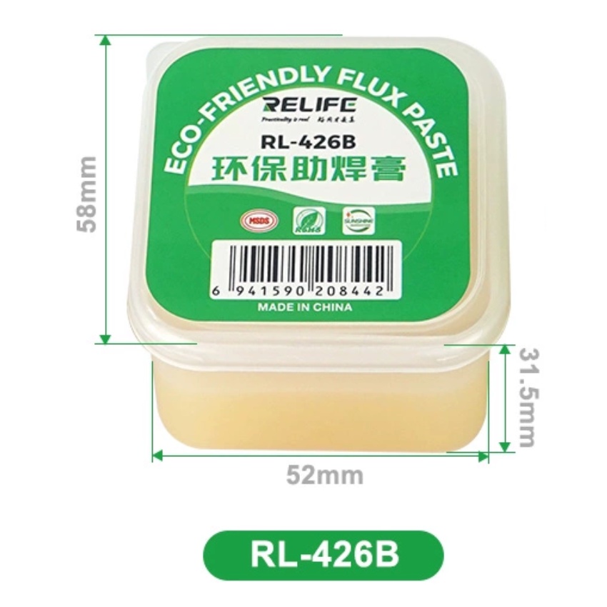 Mỡ hàn Relife RL426B hỗ trợ sửa điện thoại