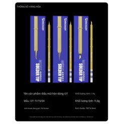 Mũi hàn Mechanic T12 Vàng Cong Thẳng Dao OT Series