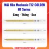 Mũi hàn Mechanic T12 Vàng Cong Thẳng Dao OT Series