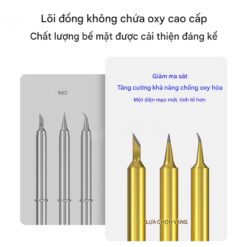 Mũi hàn Mechanic T12 Vàng Cong Thẳng Dao OT Series
