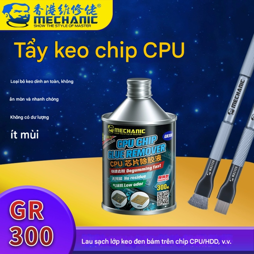 Nước tẩy keo CPU Mechanic GR300