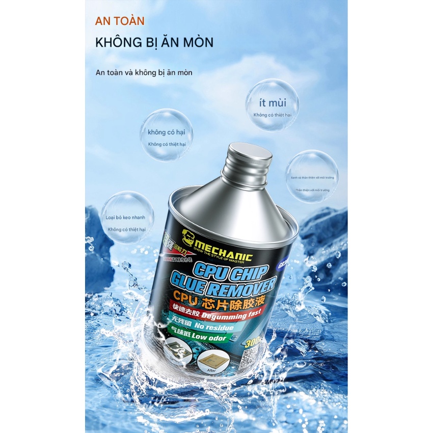 Nước tẩy keo CPU Mechanic GR300