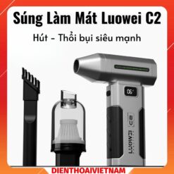 Súng làm mát siêu mạnh Luowei C2 máy hút bụi mini cầm tay đa năng