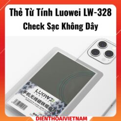 Thẻ từ tính check sạc không dây Luowei LW-328 xác định vị trí nam châm chính xác