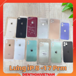 Lưng iPhone 8 – 17 Prm , kính lưng  đủ Mã, đủ màu, thay thế chuẩn form