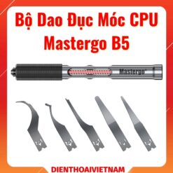 Bộ dao đục móc CPU Mastergo B5 - đèn LED Đỏ + 5 lưỡi cao cấp, chống tĩnh điện, siêu nhẹ