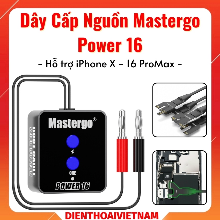 day cap nguon mastergo power 16 - 11 Dây cấp nguồn Mastergo Power 16 hỗ trợ iPhone X - 16 ProMax