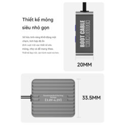 Dây cấp nguồn Mastergo Power 16 hỗ trợ iPhone X - 16 ProMax