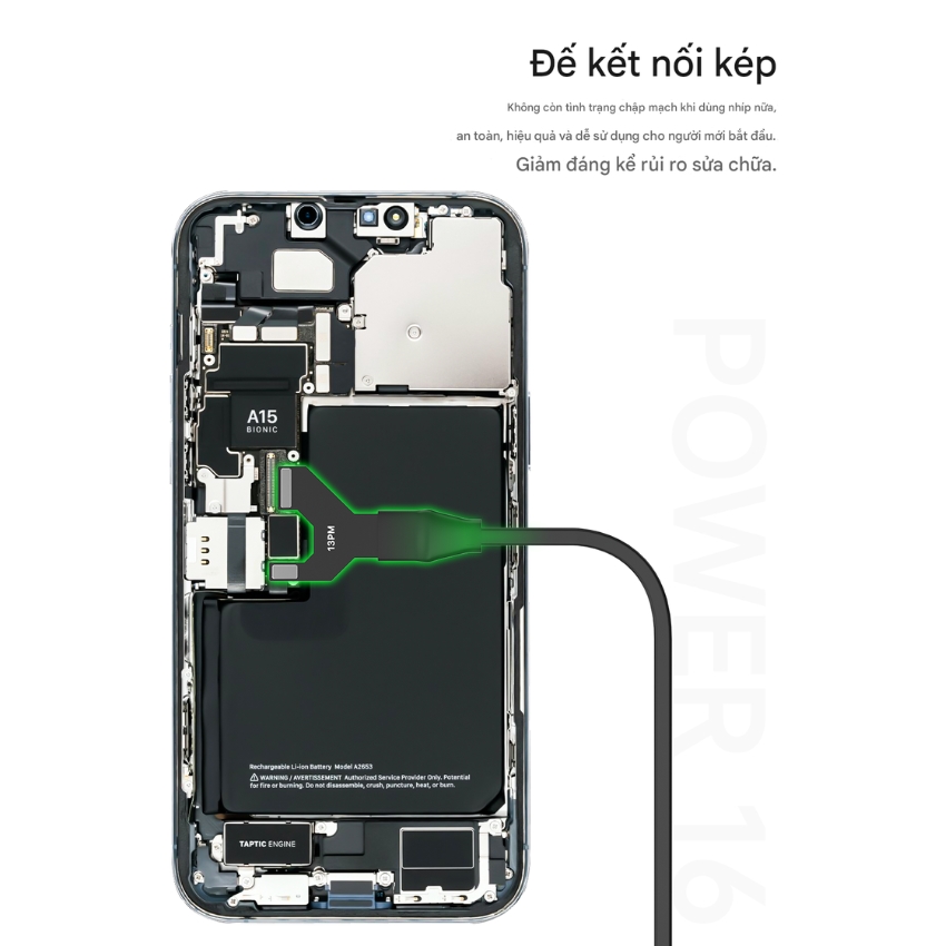 day cap nguon mastergo power 16 - 11 Dây cấp nguồn Mastergo Power 16 hỗ trợ iPhone X - 16 ProMax