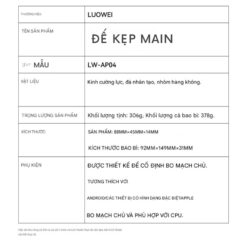 Đế kẹp main Luowei LW-AP04 kẹp cpu, ic, ổ cứng đa năng