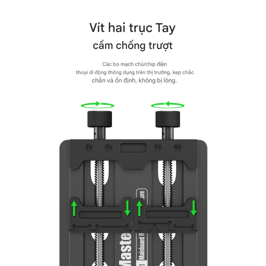 de kep main mastergo mg-f01 - 8 Đế kẹp main Mastergo MG-F01 kẹp cpu, ic, ổ cứng đa năng
