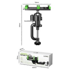 Kẹp điện thoại Luowei LW-319 kẹp bàn, tách lưng - xoay 360° đa năng