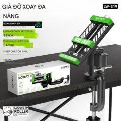 Kẹp điện thoại Luowei LW-319 kẹp bàn, tách lưng - xoay 360° đa năng