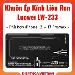 Khuôn ép kính liền ron Luowei LW-233 iPhone 12 – 17 ProMax