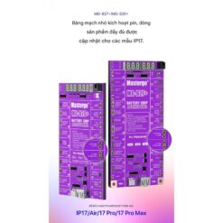 Kích pin Mastergo B20+ iPhone 8 - 17 ProMax và hơn 300 mã Android